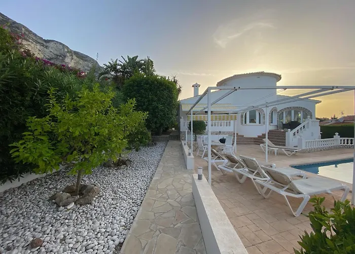 Unique Piscine Vue Et Montgo Impasse Privée Villa Dénia